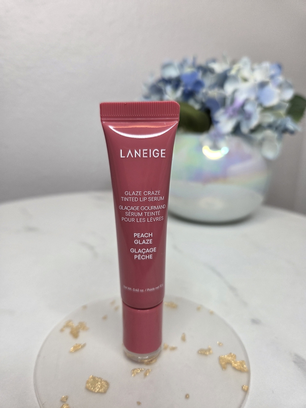 LANEIGE Peach Glaze Tinted Lip Serum - Rose Peach